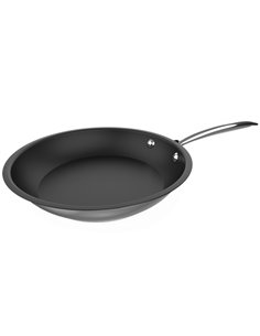 Cecotec Polka Classy Steel Sarten de Acier Inoxydable de 18cm - Revestimiento Antiadherente - Adaptée Pour Horno 230°C - Compati