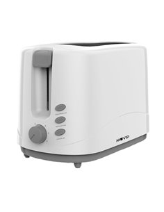 Muvip MV0643 Tostadora de Pan 750W - Capacité Pour 2 Rebanadas - 6 Niveles de Tostado - Boton de Cancelacion - Funcion Descongel