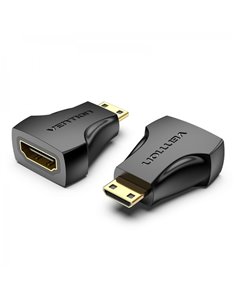 Vention Adaptateur Mini HDMI Mâle à HDMI Femelle - Couleur Noir