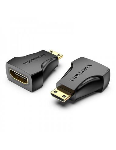Vention Adaptateur Mini HDMI Mâle à HDMI Femelle - Couleur Noir