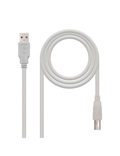 Nanocable Câble de Imprimante USB-À 2.0 Mâle à USB-B Mâle 3m