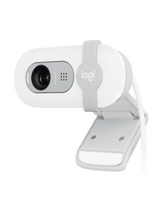 Logitech Brio 100 Webcam Full HD - 2 Megapixeles - Antirreflectante - Couleur Blanc Crudo