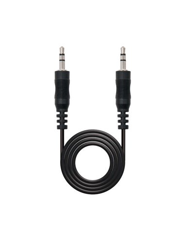 Nanocable Câble Audio Estereo Jack 3.5mm Mâle à Jack 3.5mm Mâle 10m - Couleur Noir