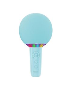 XO BE50 Microfono Inalambrico - Karaoke - 5W - Bluetooth 5.3 - Iluminacion LED - Autonomie Máxima 3h - Couleur Bleu