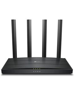 TP-Link Archer AX12 Router Inalambrico Double Banda AX1500 WiFi 6 - 4 Puertos RJ-45 - 4 Antenas Exteriores - Couleur Noir