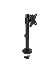 Tooq Support de Mesa Pour Monitor de 17"-32" - Altura, Rotacion et Giro Regulables - Gestion de Cables - Peso Max 8Kg - VESA 100