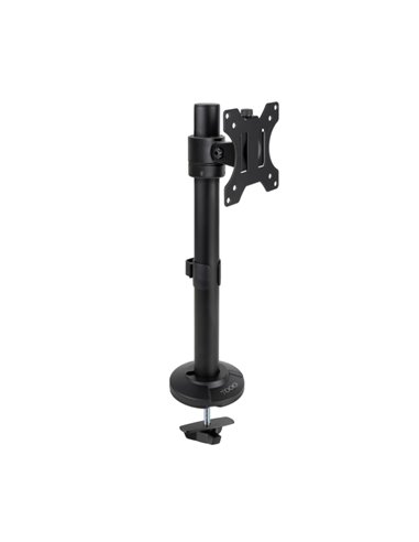 Tooq Support de Mesa Pour Monitor de 17"-32" - Altura, Rotacion et Giro Regulables - Gestion de Cables - Peso Max 8Kg - VESA 100
