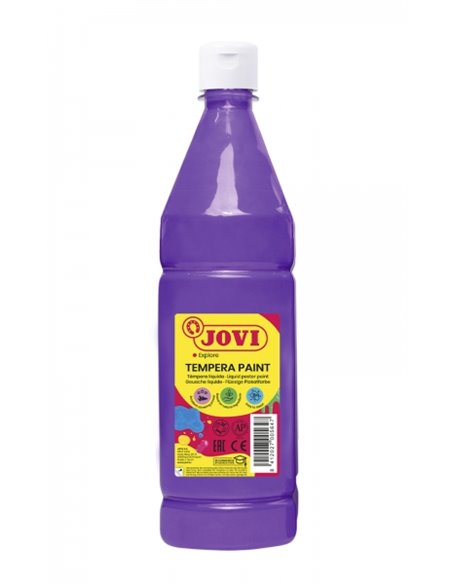 Jovi Tempera Paint Tempera Liquida 1000ml - Base Eau - Lista Pour Usar - Alto Poder Cubriente - Séchage rapide - Excelente Rendi