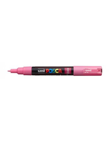 Posca PC-1M Marqueur de Pintura - Pointe Conica 0.7mm - Encre Base al Eau - Résistant à la Luz - Couleur Rose