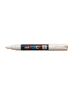 Posca PC-1M Marqueur de Pintura - Pointe de Polyester Conica 0.7mm - Encre Base al Eau - Résistant à la Luz - Couleur Beige