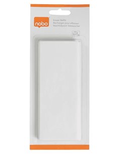 Nobo Pack de 10 Recambios Pour Borrador Magnetico Nobo 1901433 de Tableau Blanca