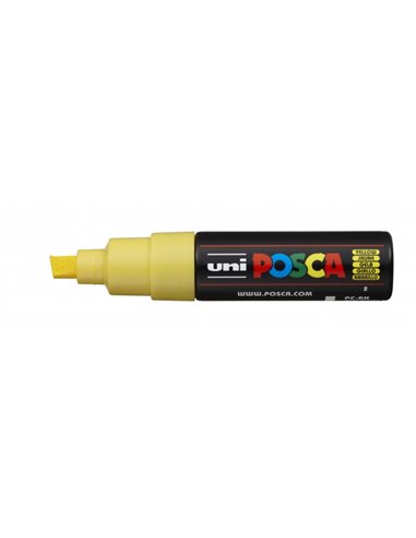 Posca PC-8K Marqueur de Pintura - Pointe Biselada Acrilica 8mm - Encre Base al Eau - Résistant à la Luz - No Permanent - Couleur
