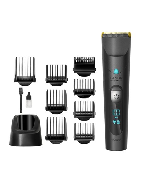Cecotec Bamba Precisioncare Wet and Dry Cortapelos Inalambrico - Cuchillas de Titanio - 120min de Autonomie - IPX6 Résistant à l