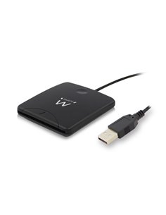 Ewent Lector de DNIe USB - Tarjetas Inteligentes - Couleur Noir