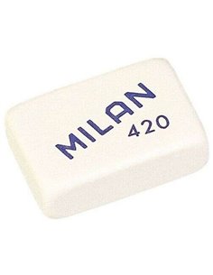 Milan 420 Goma de Borrar Rectangulaire - Miga de Pan - Doux Caucho Sintetico - Couleurs assorties