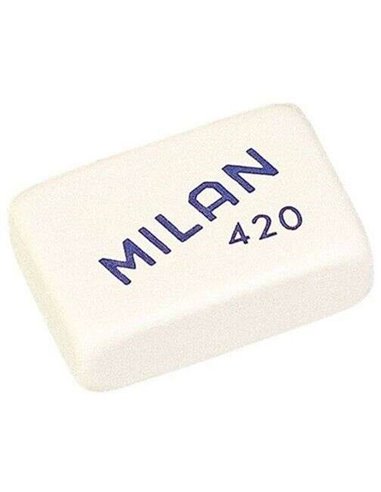 Milan 420 Goma de Borrar Rectangulaire - Miga de Pan - Doux Caucho Sintetico - Couleurs assorties