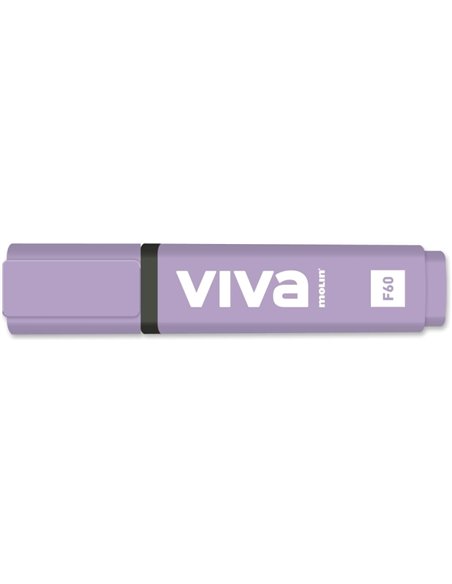 Molin Viva Marqueur Fluo - Trait entre 1 et 5mm - Encre Avec Base de Eau - Couleur Violet