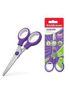 Erichkrause Standard Junior Ciseaux de Acier Inoxydable 13cm - Extremos Redondeados - Résistant à la Corrosion - Mangos de Plast