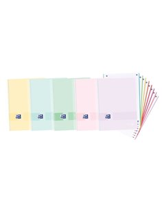 Oxford Europeanbook 8 Live & Go Cahier Spirale Format A4+ Cuadriculado 5x5mm - 160 Feuilles Microperforadas Avec 4 Taladros - Co