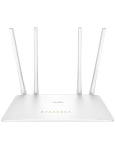 Cudy WR1200 Smart Router WiFi AC1200 Double Banda - 1x Puerto Wan 100/10 Mbps et 4x Puertos Lan 100/10 Mbps - 4 Antenas Externas