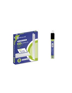 Bismark Blister de 10 Cuchillas de Recambio en Acier de Haute qualité - Dimension 9mmx0.5mm - Acier SK5