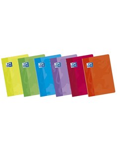 Oxford Classic Pack de 10 Libretas Grapadas Format A4 Horizontal 1 Linea - 48 Feuilles Avec Margen - Couverture souple Plastific