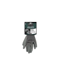 Cegasa Centurion Gants de Travail Taille 9 - Fabricados en Nylon Avec Recubimiento de Nitrilo en Paume et Dedos - Couleur Gris