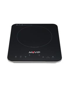 Muvip Cocina de Induccion 2000W - 10 Niveles de Potencia - Temporizador - Control contra le Sobrecalentamiento - Bloqueo Infanti