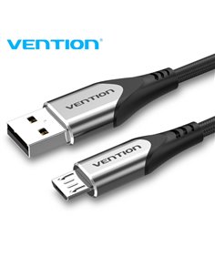 Vention Câble Micro USB Reversible - Charge rapide 3A - Transmision 480Mbps - Durabilidad Mejorada - Protection de Batterie - Co