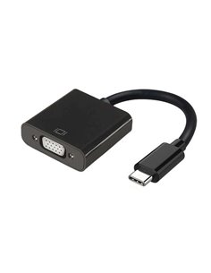 Aisens Conversor USB-C à VGA - USB-C/M-HDB15/H - 15cm - Couleur Noir