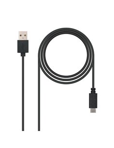 Nanocable Câble USB-C 2.0 Mâle à USB-À Mâle 1m