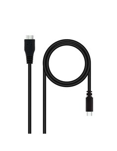 Nanocable Câble USB 3.0 USB-C Mâle à MicroUSB-B Mâle 1m