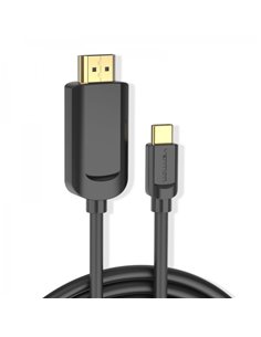 Vention Câble Conversor USB-C Mâle à HDMI Mâle 4K 1.4 - 2m - Couleur Noir