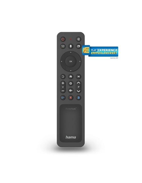 Hama Mando à Distancia Pour Smart TV Samsung - Bluetooth - Portée 10m - 22 Botones - Acceso Directo à Plataformas de Streaming -