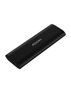 Aisens Boîte Externa M.2 (NGFF) Pour SSD M.2 SATA/NVME à USB3.1 GEN2 - Couleur Noir