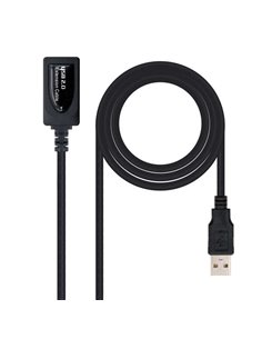 Nanocable Câble Prolongador Avec Amplificador USB-À 2.0 Mâle à USB-À Femelle 15m