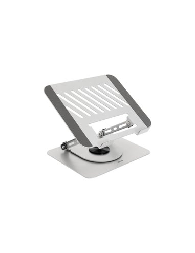 Tooq PH-DAFNE-S Support de Sobremesa Pour Portable - De 11" à 17" - Acier - Rotacion 360 - Pliable et Portable - Estable et Anti