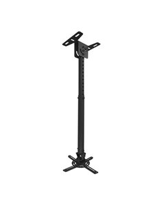 Tooq Support de Techo Pour Proyector - Inclinable et Giratorio - Adapté Pour Techos Inclinados - Peso Max 20Kg - Couleur Noir