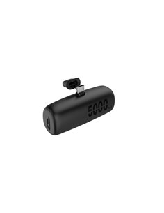 Blackbyte by Pedro Buerbaum Batterie Lipo Externa/Powerbank de 5000mAh - 10W - Entrée et Sortie USB-C - Support Intégré - Touche