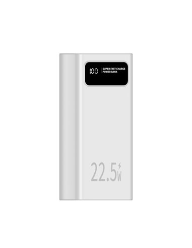 Leotec Powerbank 30.000 mAh PD 22.5W - Couleur Blanc