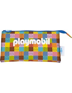 Dohe Playmobil Unite As One Trousse Triple - Fermeture Double Avec Fermeture éclair et Tirador de Goma