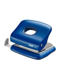 Rapid FC20 Perforateur Perforador - Jusqu'à 20 Feuilles - Facile Vaciado - Punzones 5.5mm - Couleur Bleu