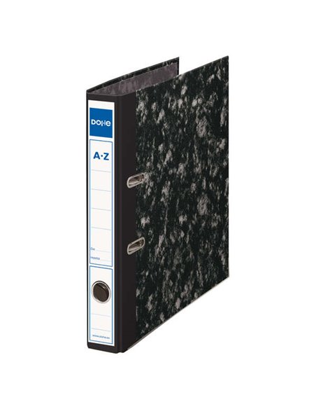 Dohe Archivador Jaspeado Taille Folio - Lomo de 45mm - Carton Forrado Avec Papier Impreso - Cantoneras Metalicas - Ollao, Rado e