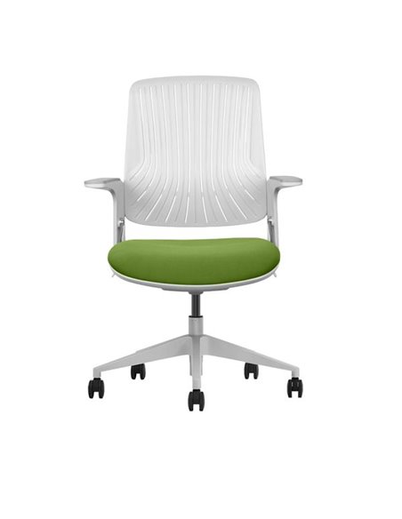 Cromad Senior SE1800 Silla de Bureau - Altura Réglable Avec Elevador de Gas de Grado 4 - Respaldo de Material Antibacteriano Éla