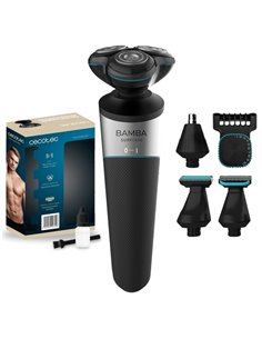 Cecotec PrecisionCare Afeitadora Recortadora 5 en 1 - Écran LCD - Autonomie jusqu'à 80min - Cuchillas Flotantes Adaptables - Afe