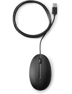 HP 320M Souris Laser USB - Sensor 1200 DPI Réglable - Design Ambidiestro Ergonomique - 3 Botones Avec Rueda de Desplazamiento - 