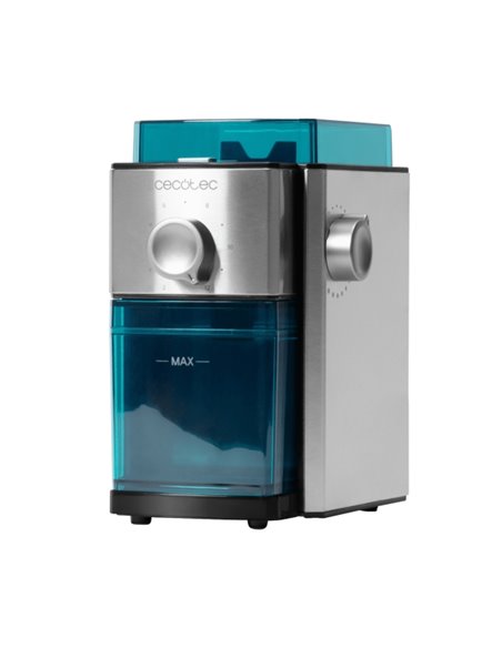 Cecotec SteelMill 2000 Adjust max Molinillo de Cafe Electrico - 150W - Capacité 250g - Acier Inoxydable - Adapté Pour Lave-vaiss