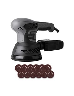 Cecotec PerfectSurface 350 Rotate Lijadora Rotorbital - 350W - Vitesse 13.000rpm - Comprend Recambios - Câble 3m - Deposito de P