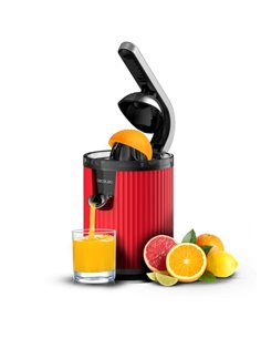 Cecotec Xqueeze RetroJuice 600 Exprimidor Electrico - 600W - Filtro de Acier Inoxydable - Conos Desmontables - Palanca de Presio