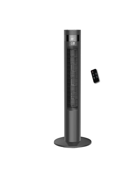 Muvip Ventilateur de Torre - 50W - 3 Velocidades - Écran LED - Couleur Noir